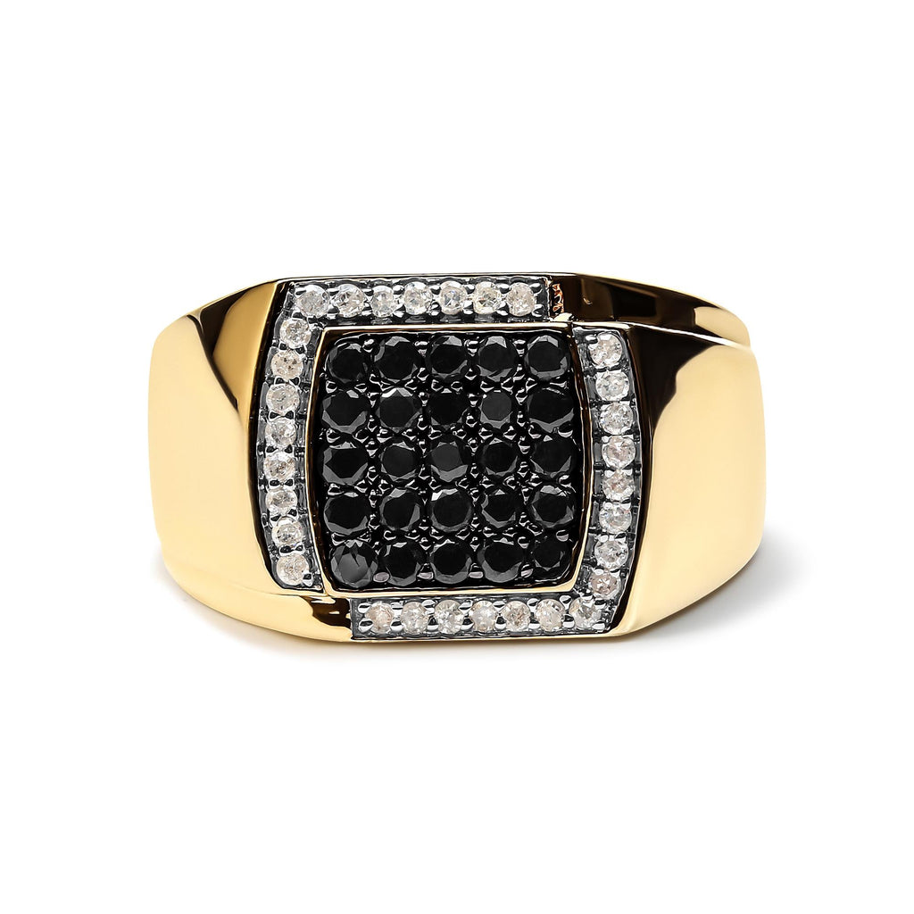 Zenith Men's Cushion Cluster Statement Ring