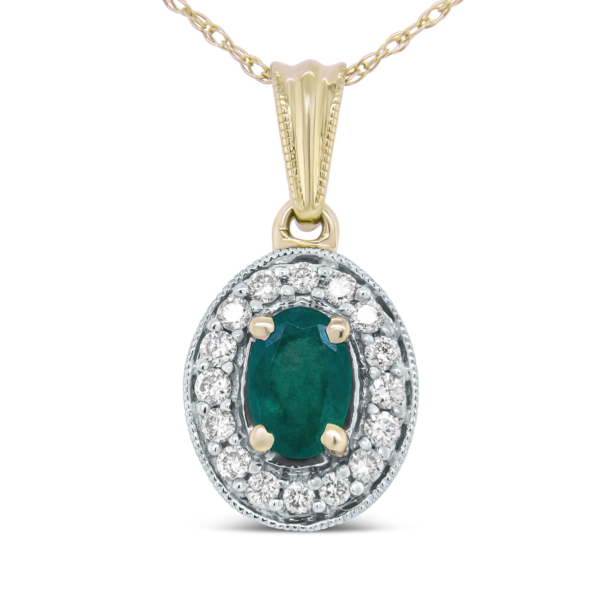 Jacqueline Halo Pendant Necklace