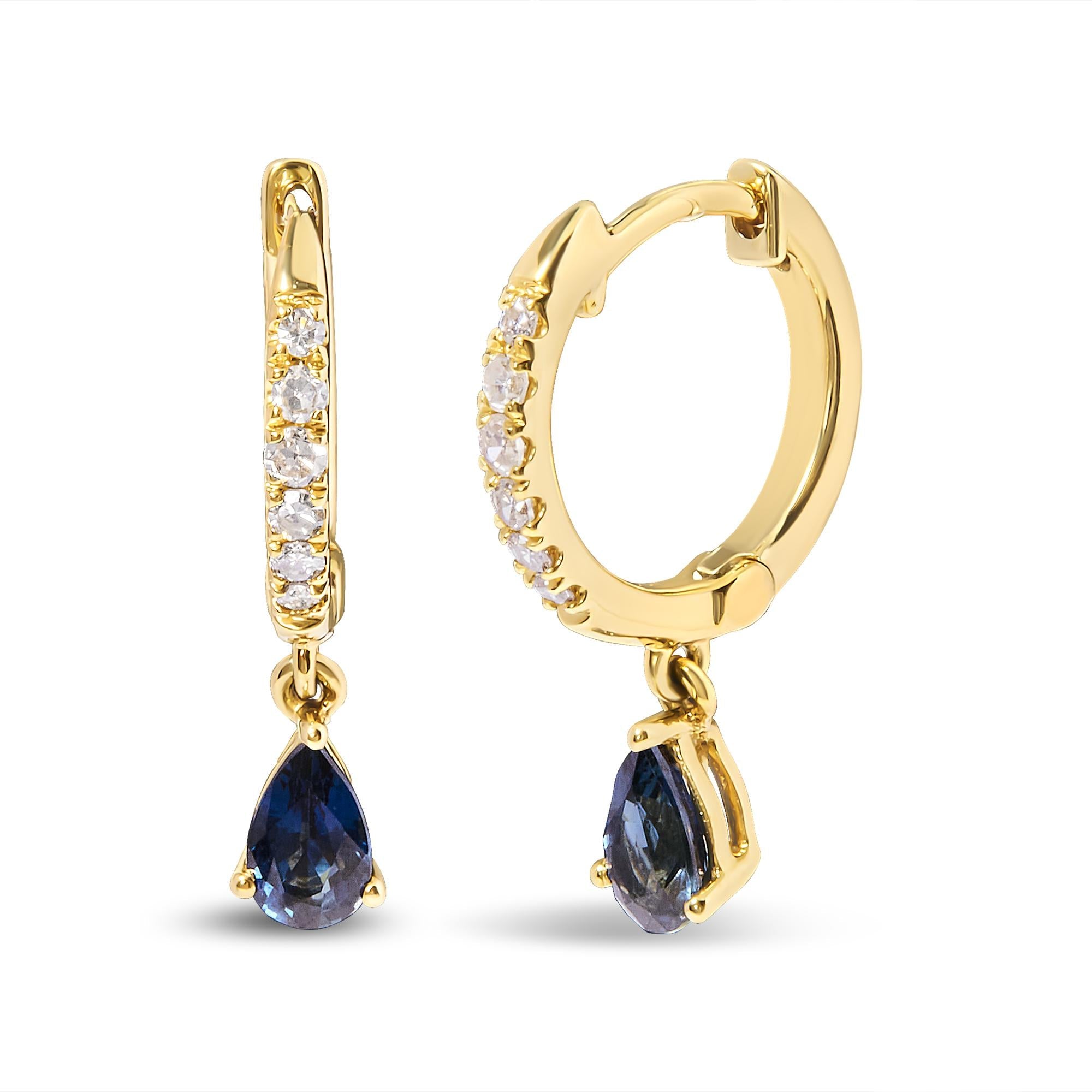 Pearline Drop and Dangle Hoop Earrings