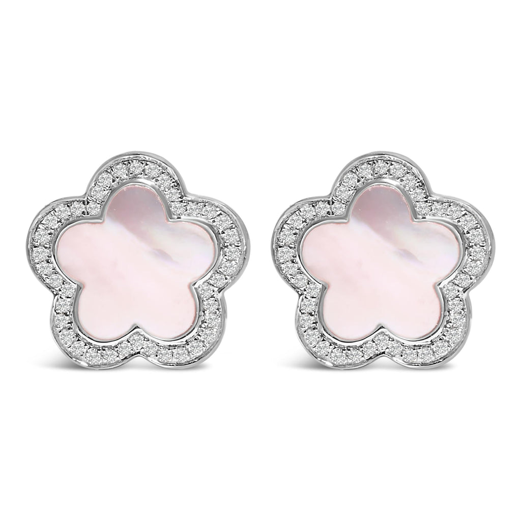 Clara Halo Star Stud Earrings