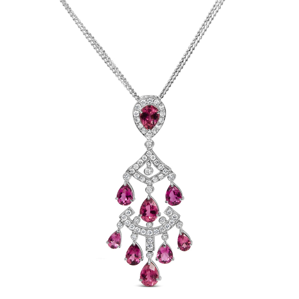 Eva Art Deco Chandelier Pendant Necklace
