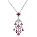 Eva Art Deco Chandelier Pendant Necklace