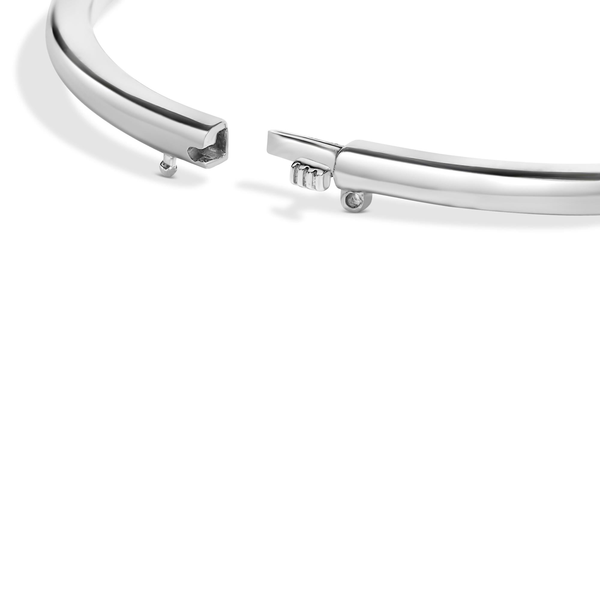 Mariselle Solitaire Bangle Bracelet