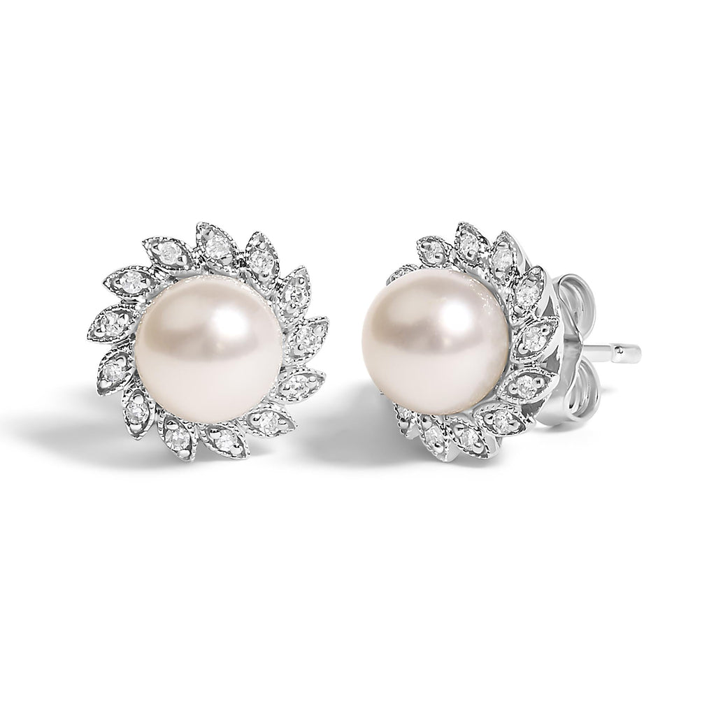 Alba Halo Stud Earrings