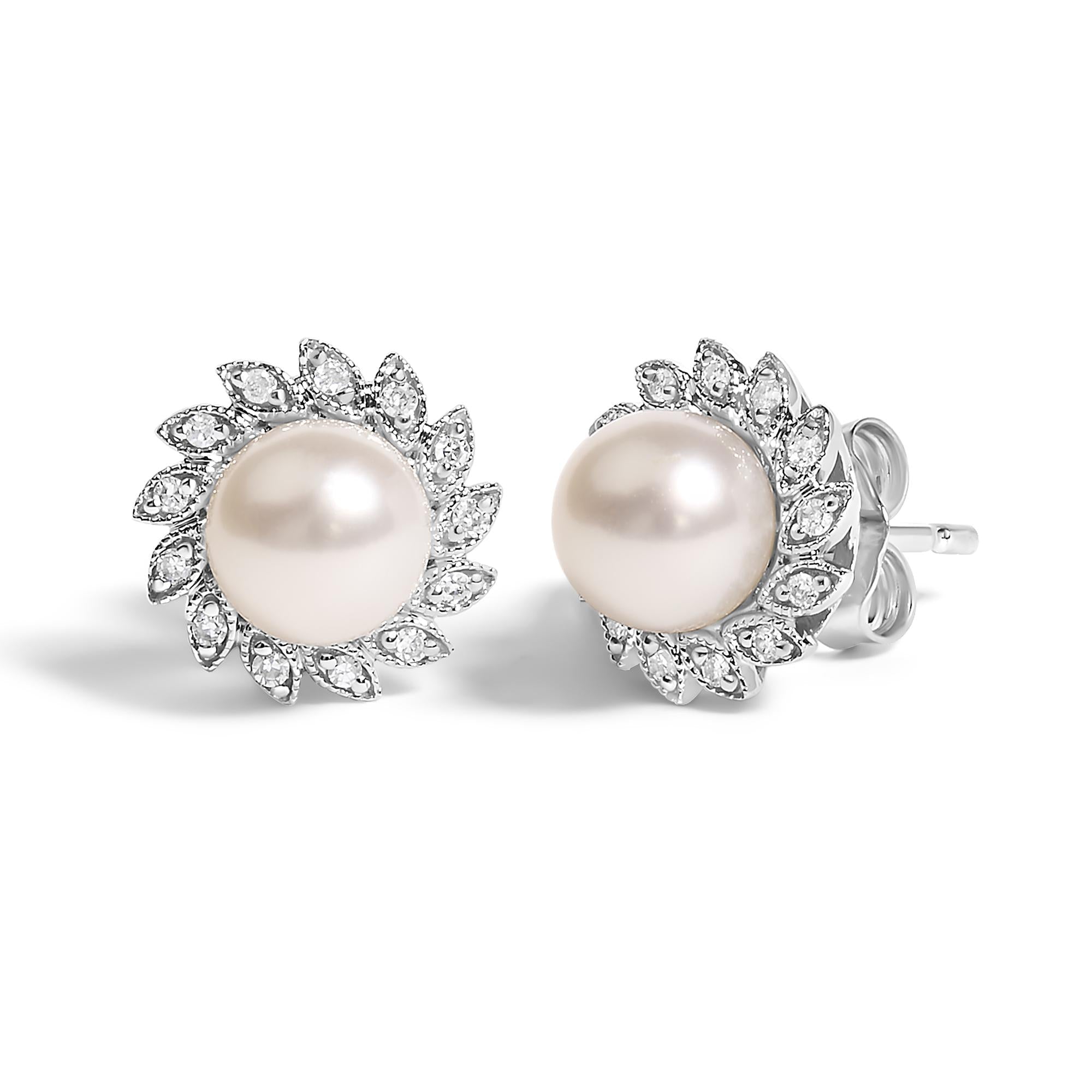 Alba Halo Stud Earrings