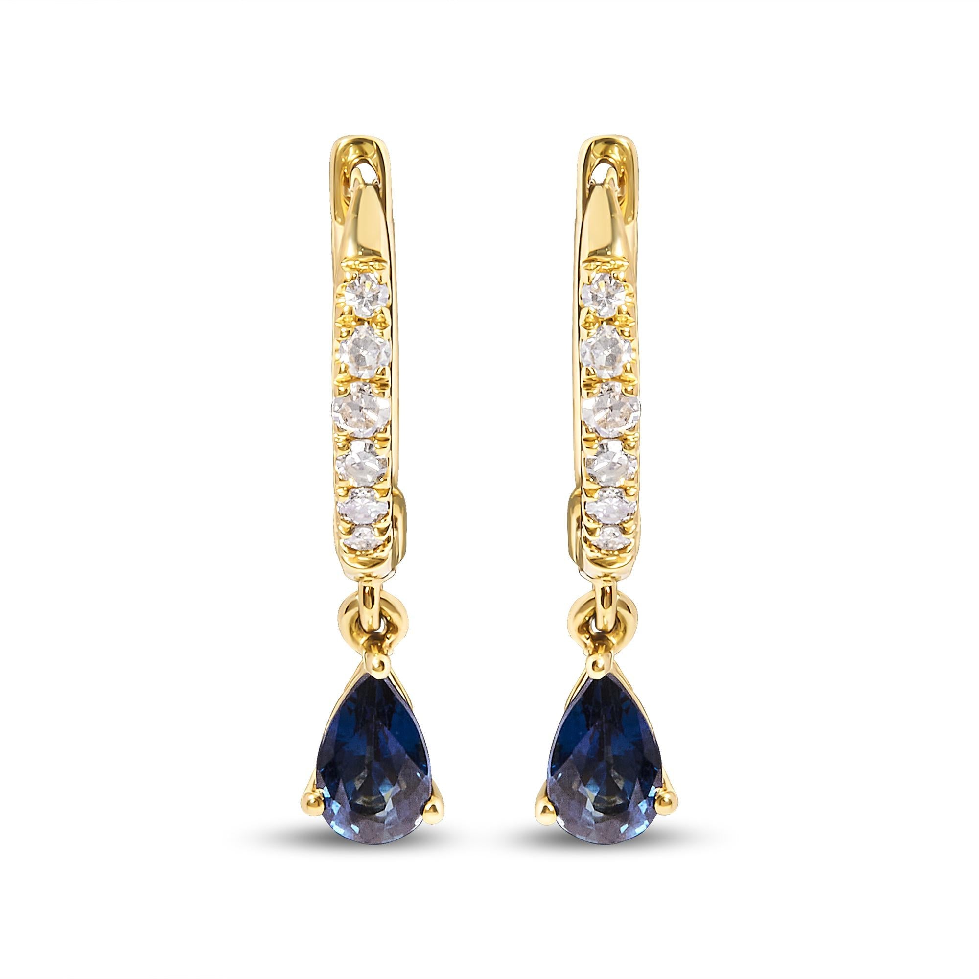 Pearline Drop and Dangle Hoop Earrings