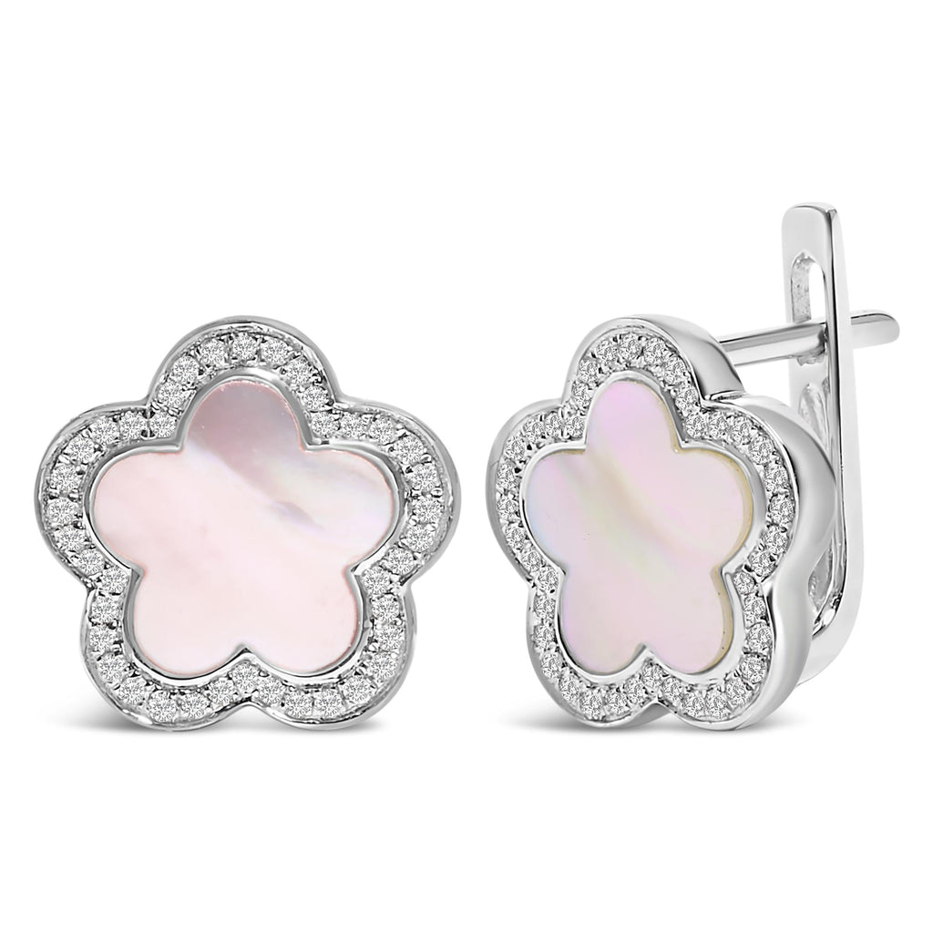 Clara Halo Star Stud Earrings