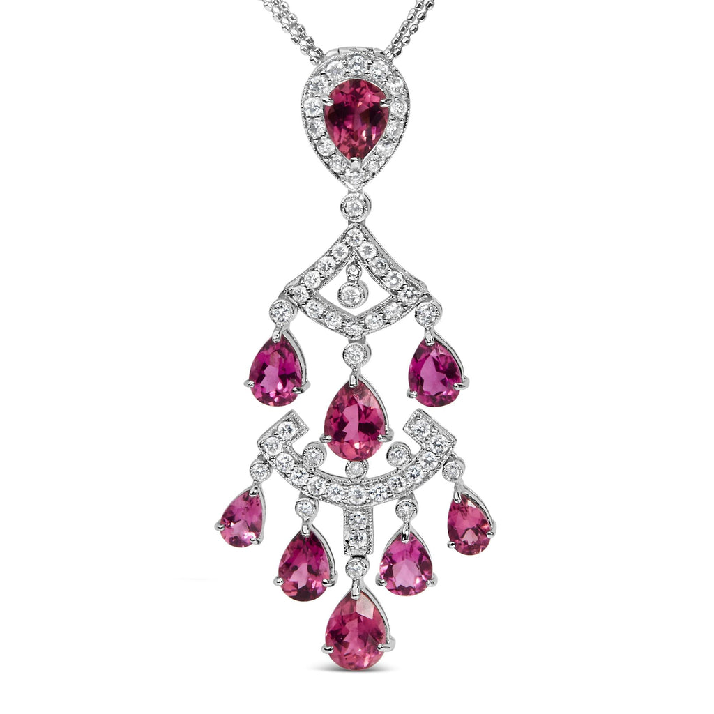 Eva Art Deco Chandelier Pendant Necklace