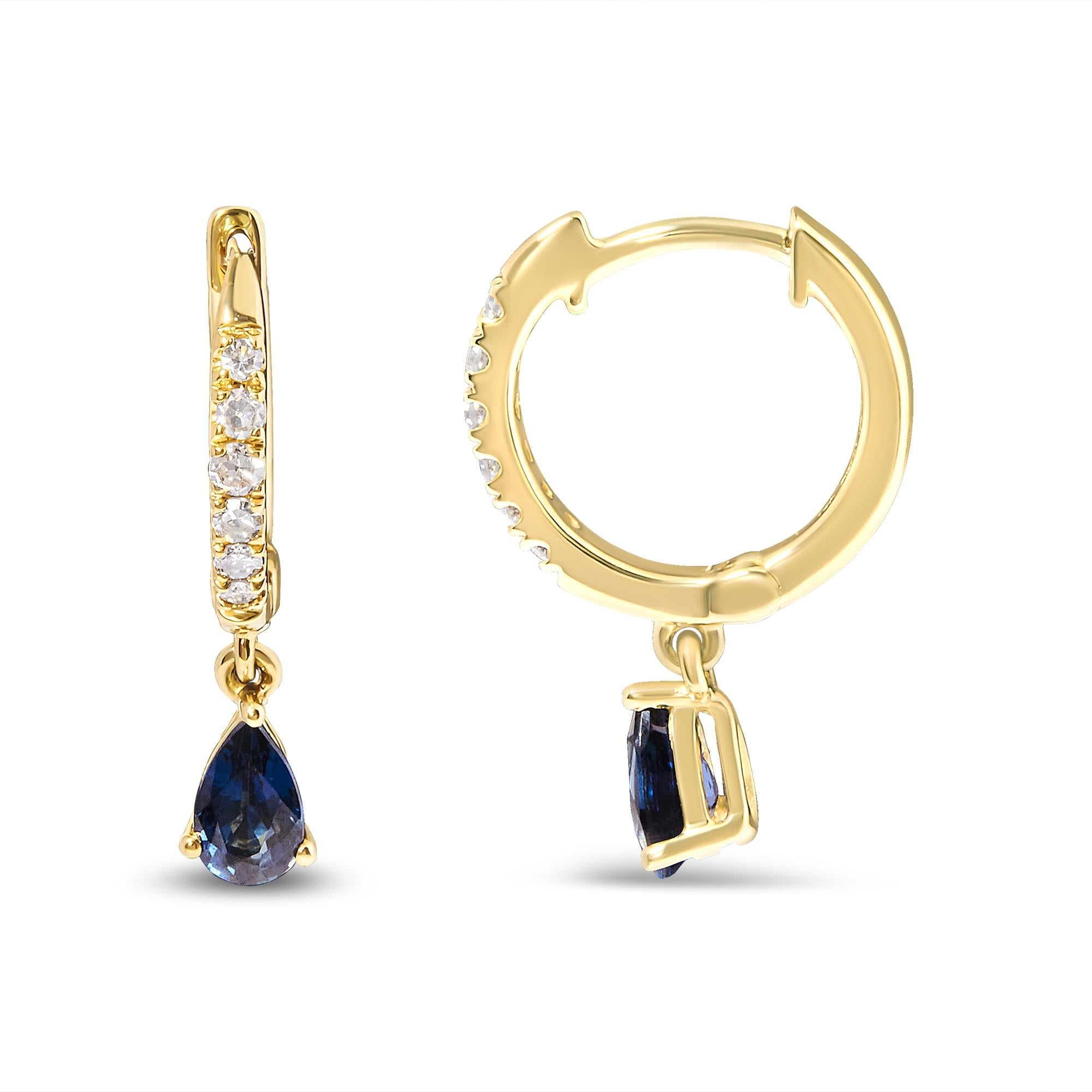 Pearline Drop and Dangle Hoop Earrings