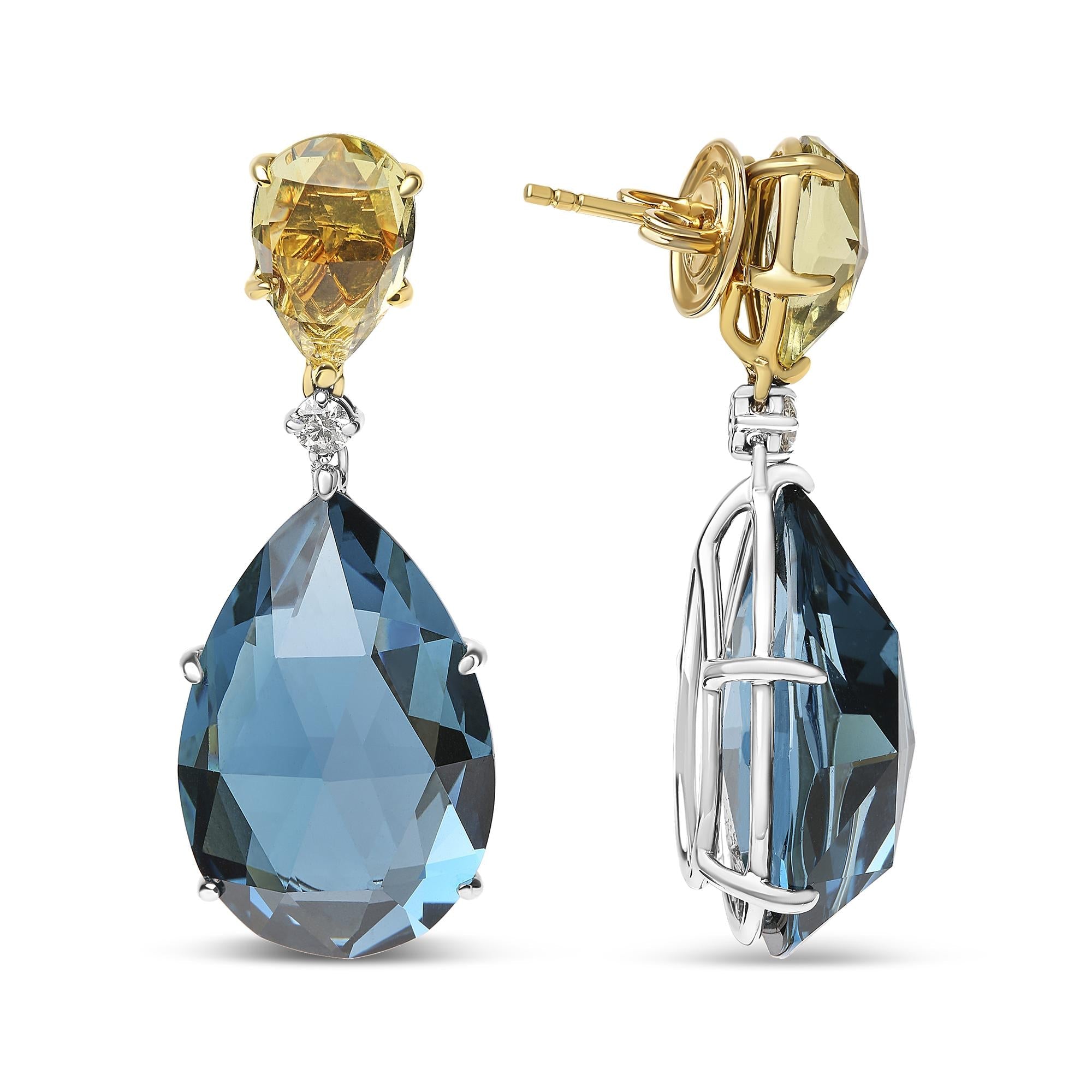 Theoba Pear Cut Dangle Earring