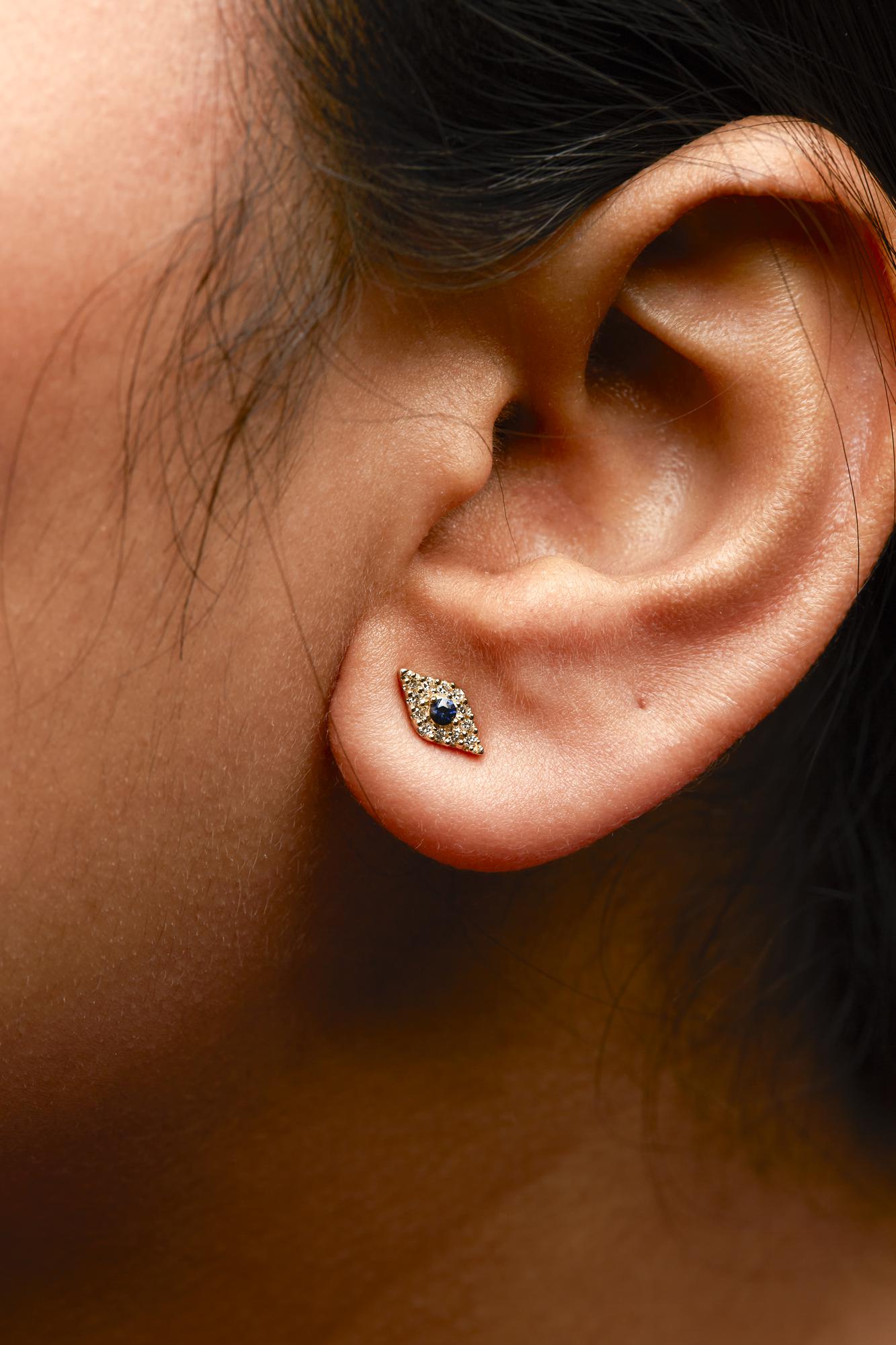 Tahlia Evil Eye Stud Earring