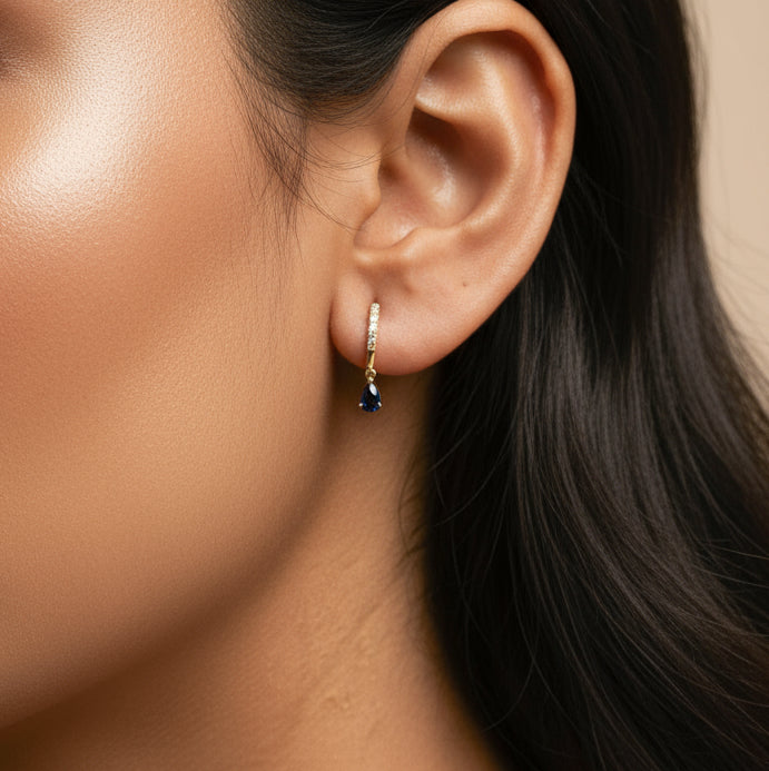 Pearline Drop and Dangle Hoop Earrings