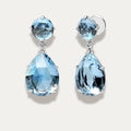 Elysa London Blue Topaz Dangle Earrings