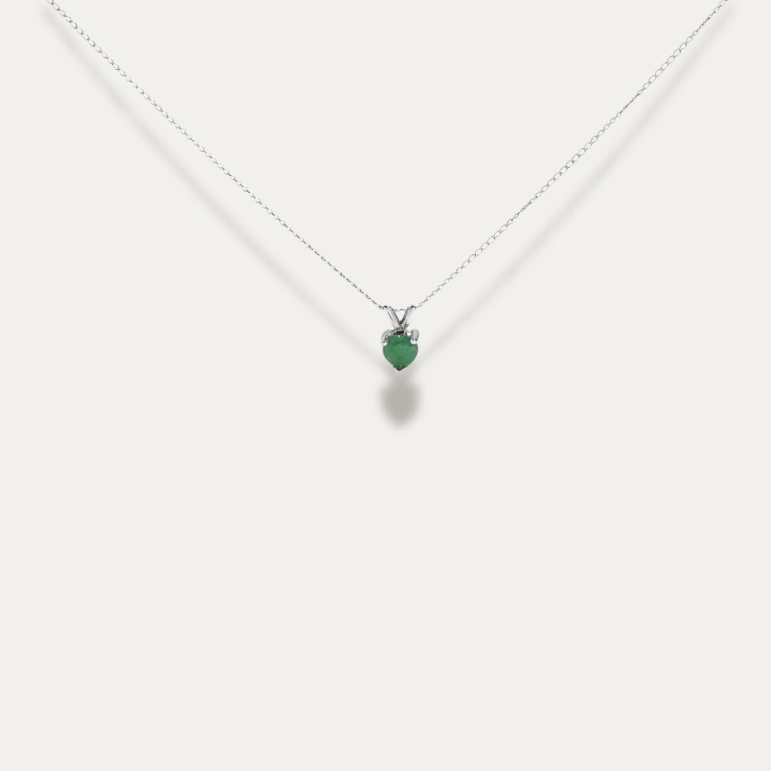 Gaya Heart Shaped Pendant Necklace