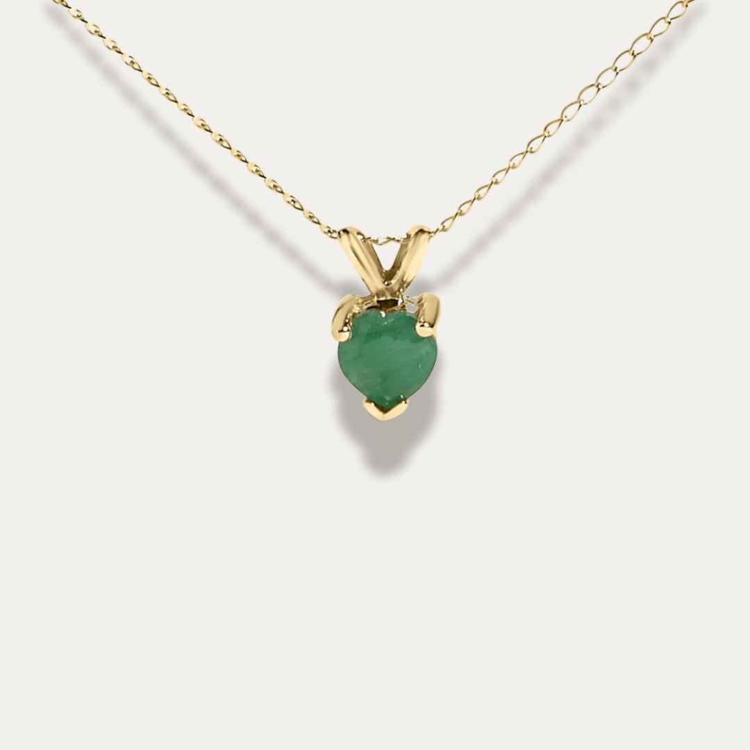 Gaya Heart Shaped Pendant Necklace
