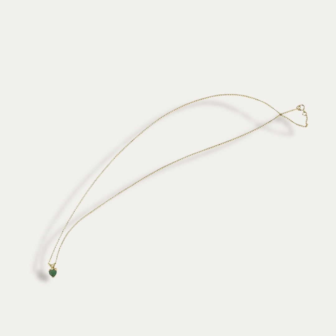 Gaya Heart Shaped Pendant Necklace