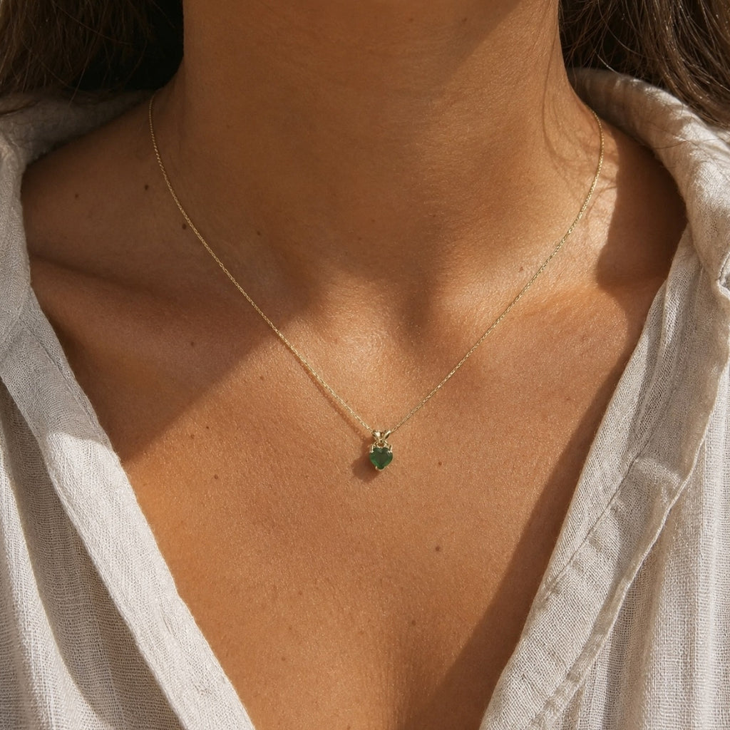 Gaya Heart Shaped Pendant Necklace
