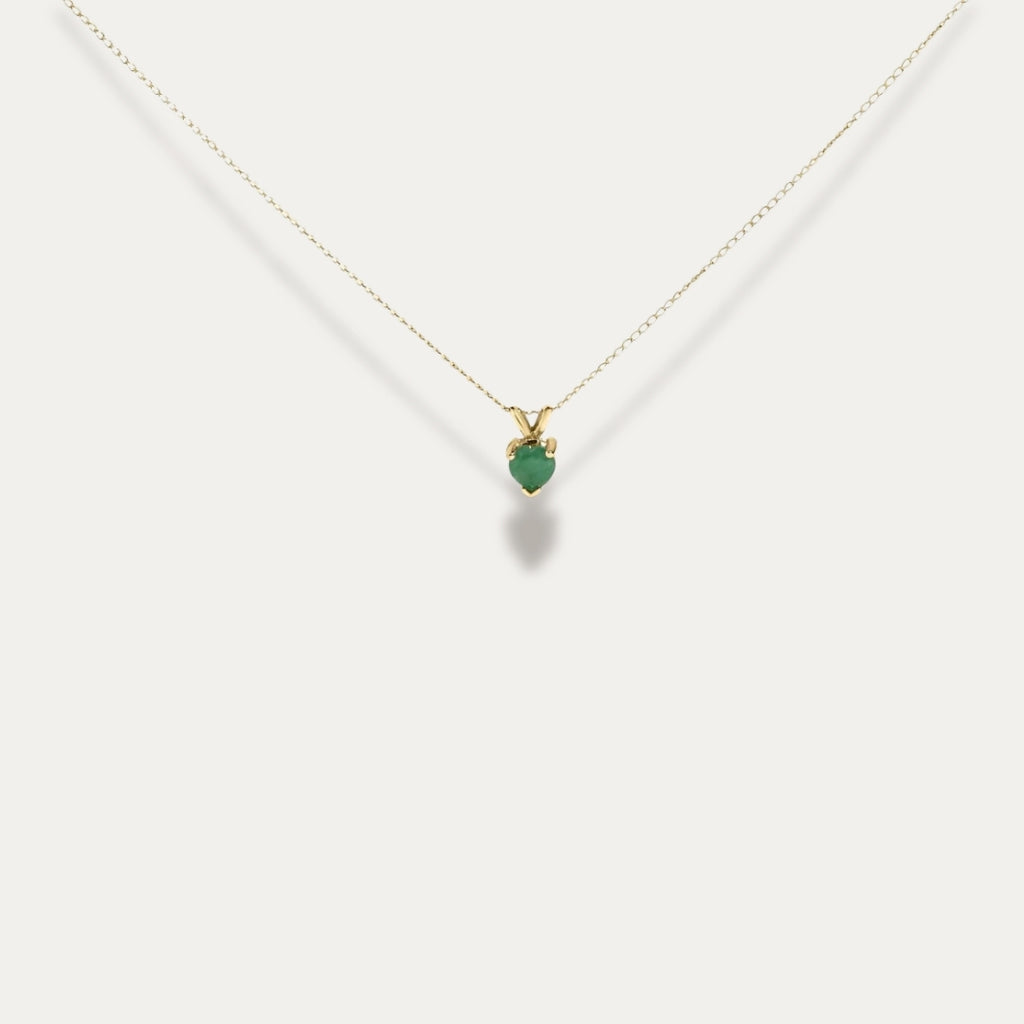 Gaya Heart Shaped Pendant Necklace