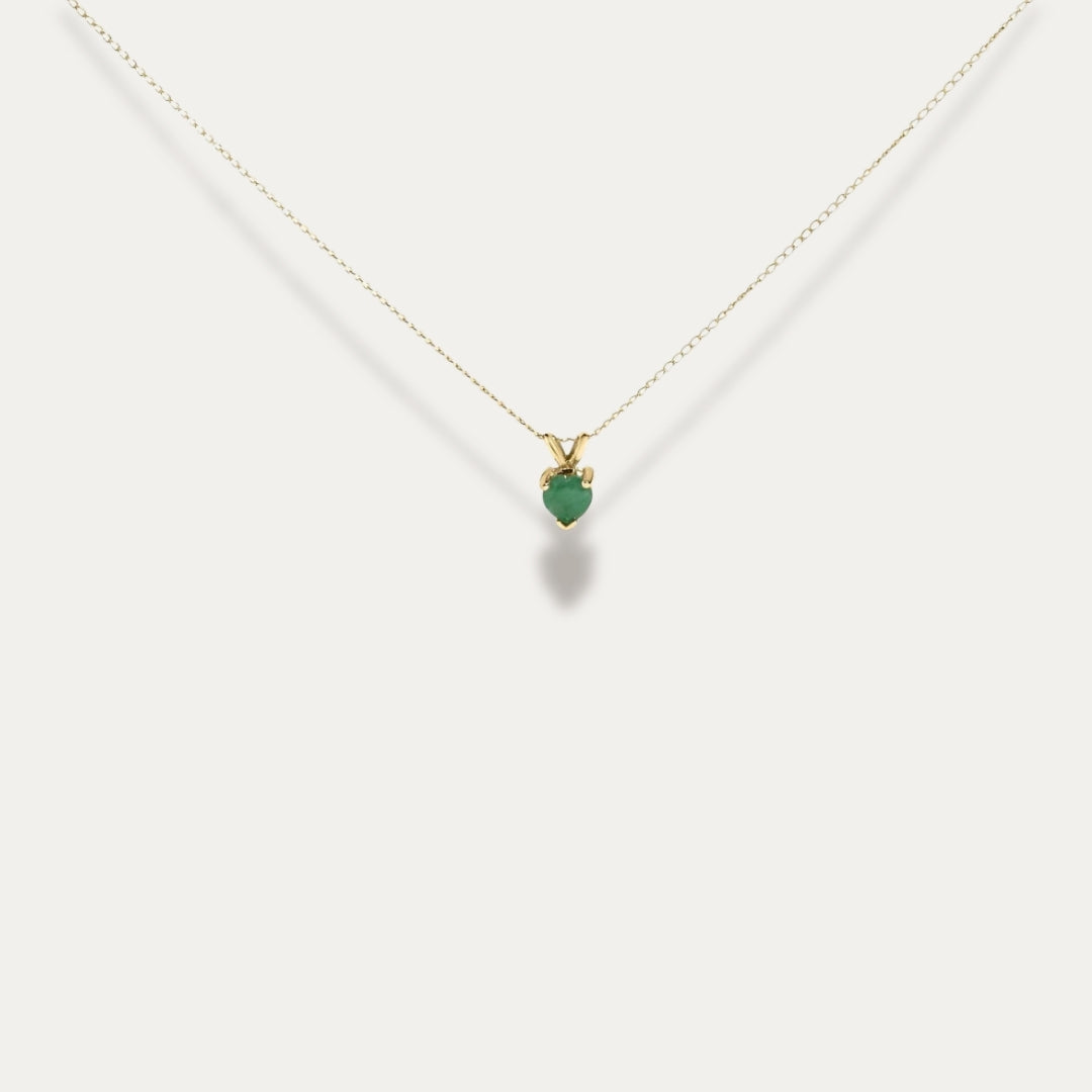 Gaya Heart Shaped Pendant Necklace