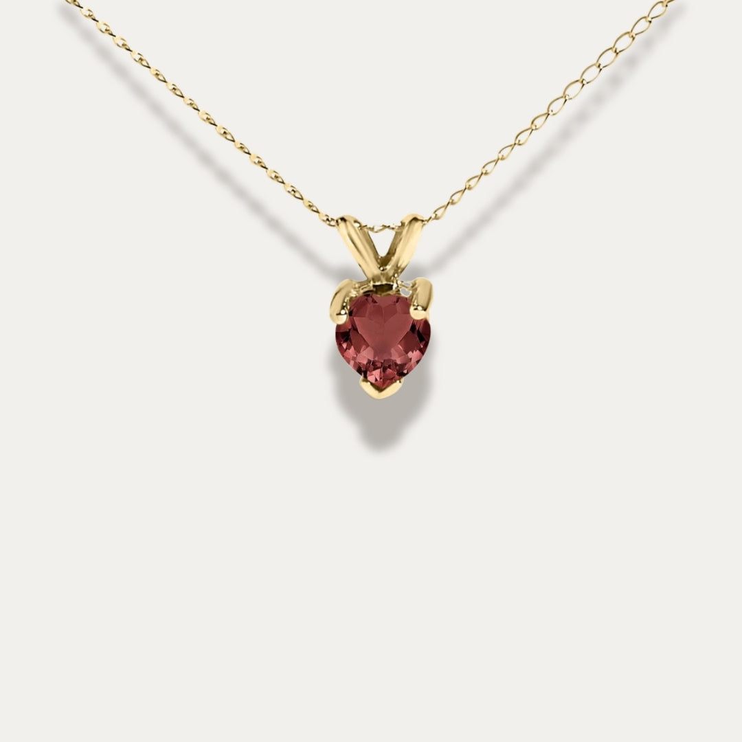 Gaya Heart Shaped Pendant Necklace