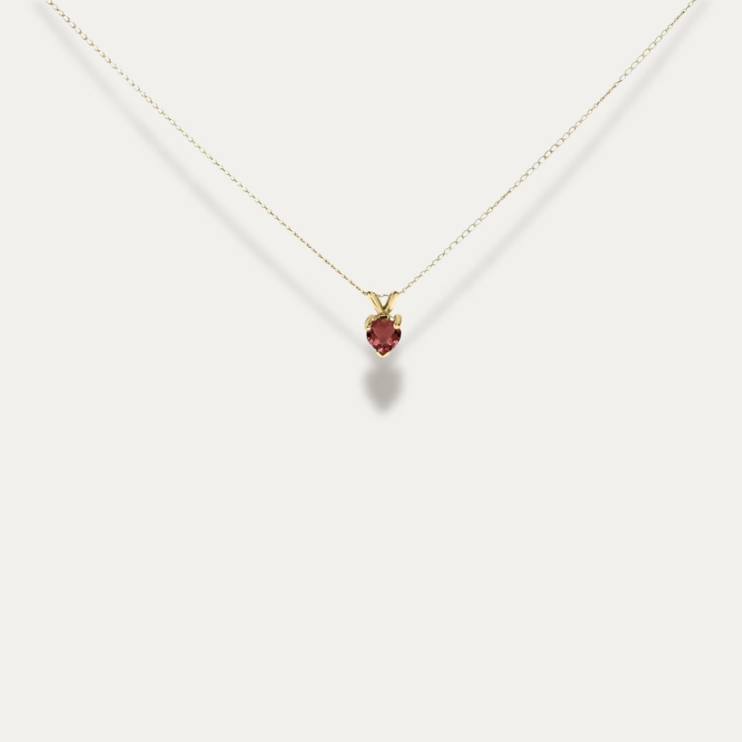 Gaya Heart Shaped Pendant Necklace