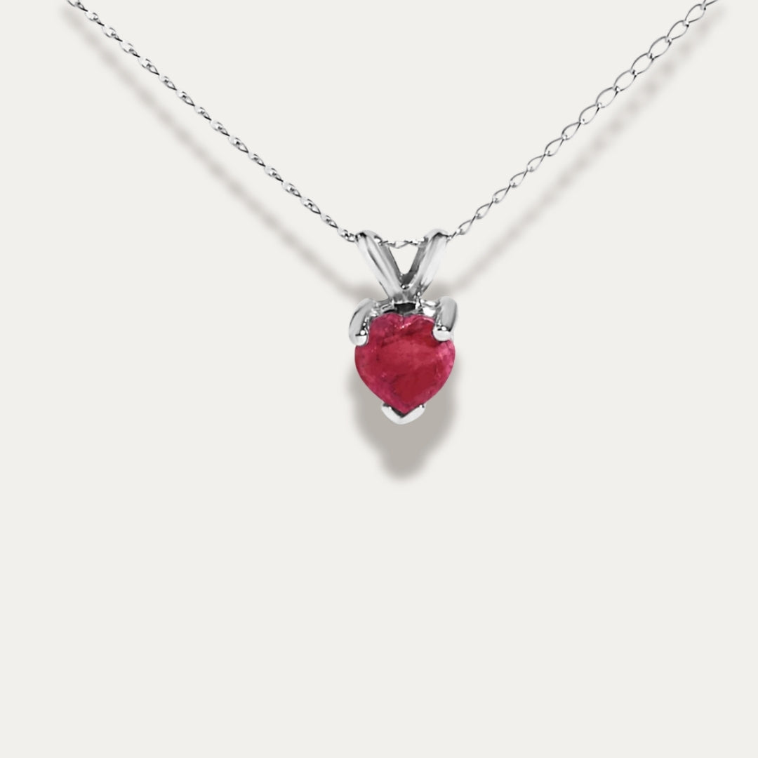 Gaya Heart Shaped Pendant Necklace