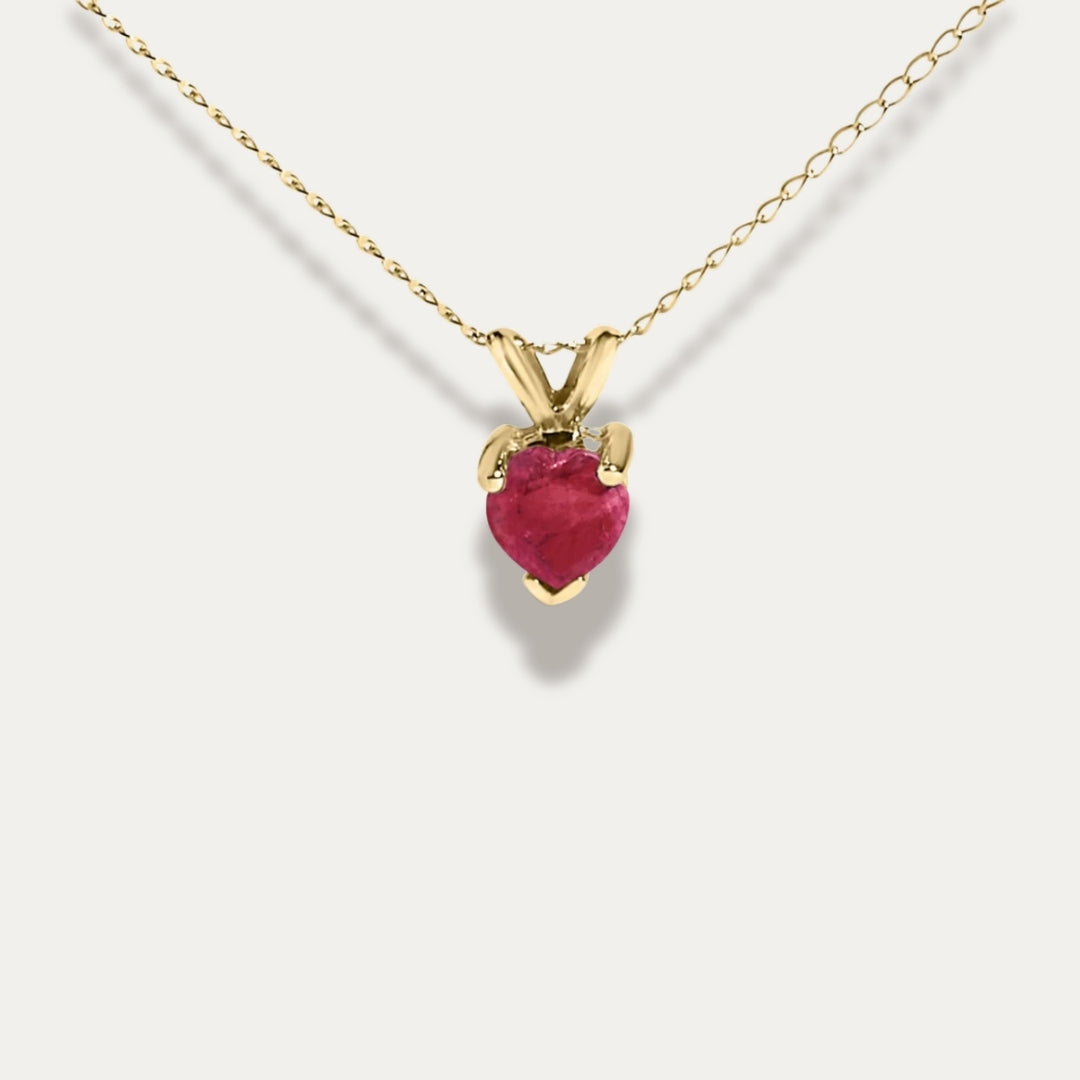 Gaya Heart Shaped Pendant Necklace