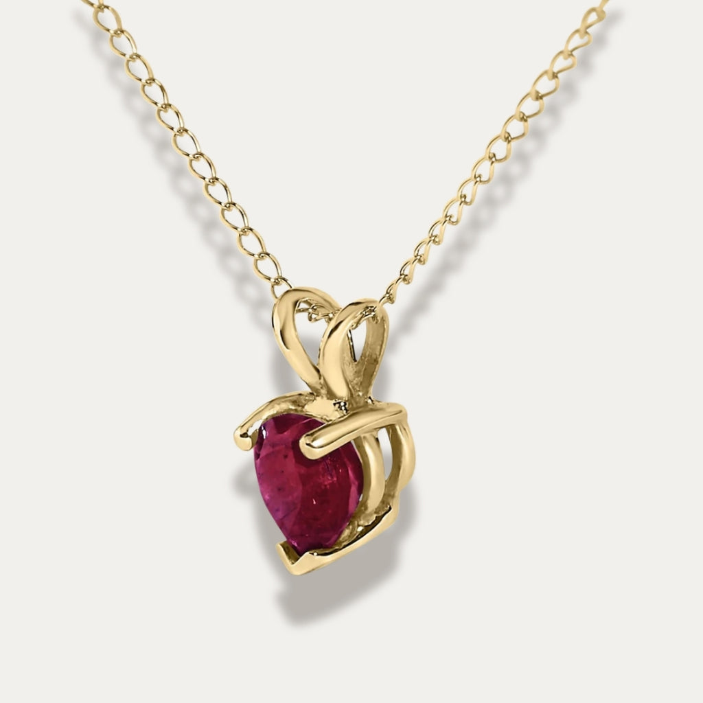 Gaya Heart Shaped Pendant Necklace
