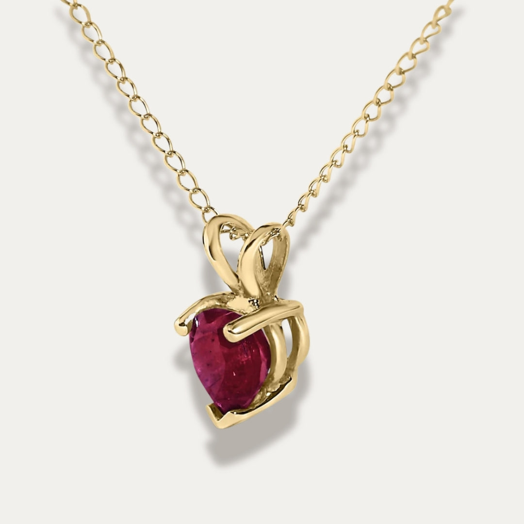 Gaya Heart Shaped Pendant Necklace
