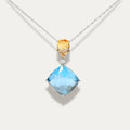 Solstice Dangle Drop Pendant Necklace