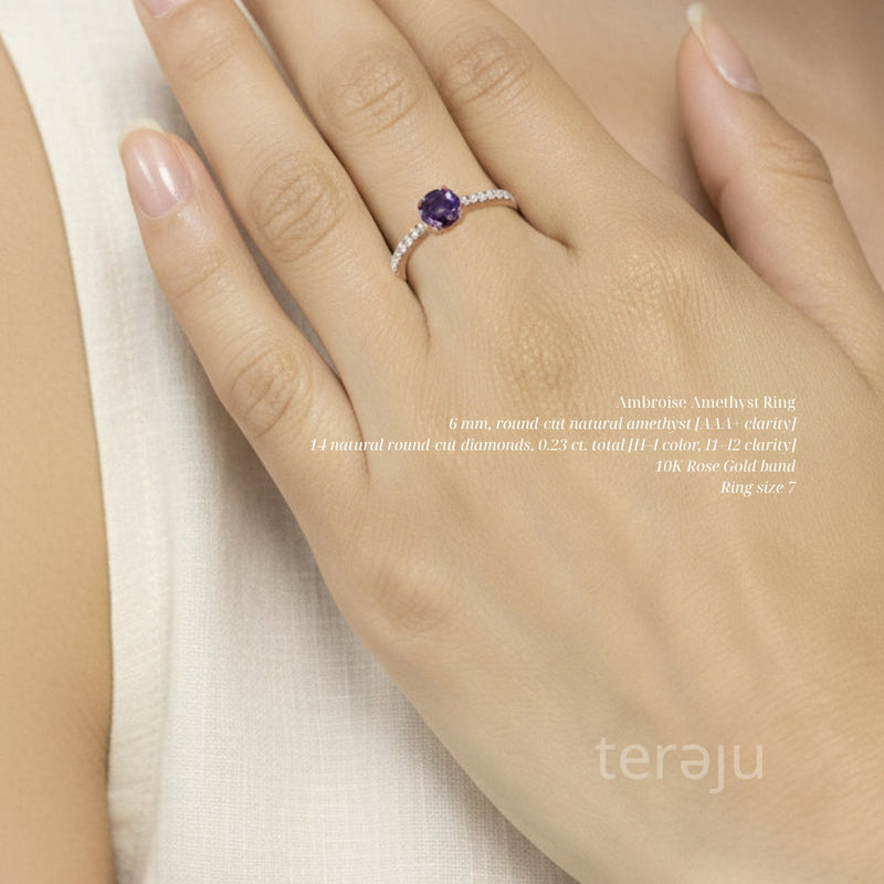 Ambroise Amethyst Ring