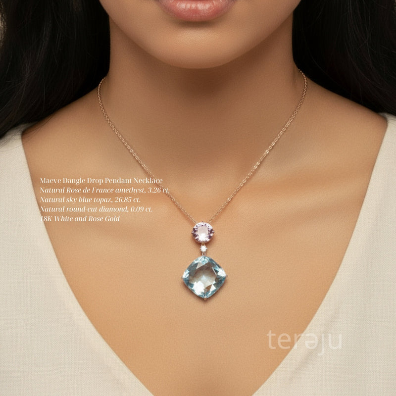 Maeve Dangle Drop Pendant Necklace