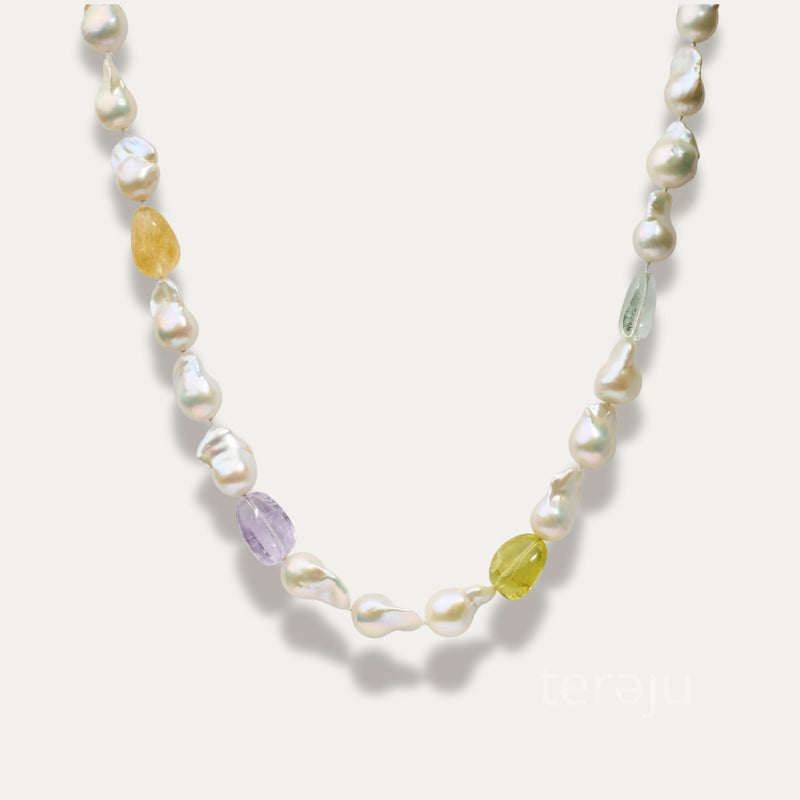 Marcelline Baroque Pearl Strand Necklace