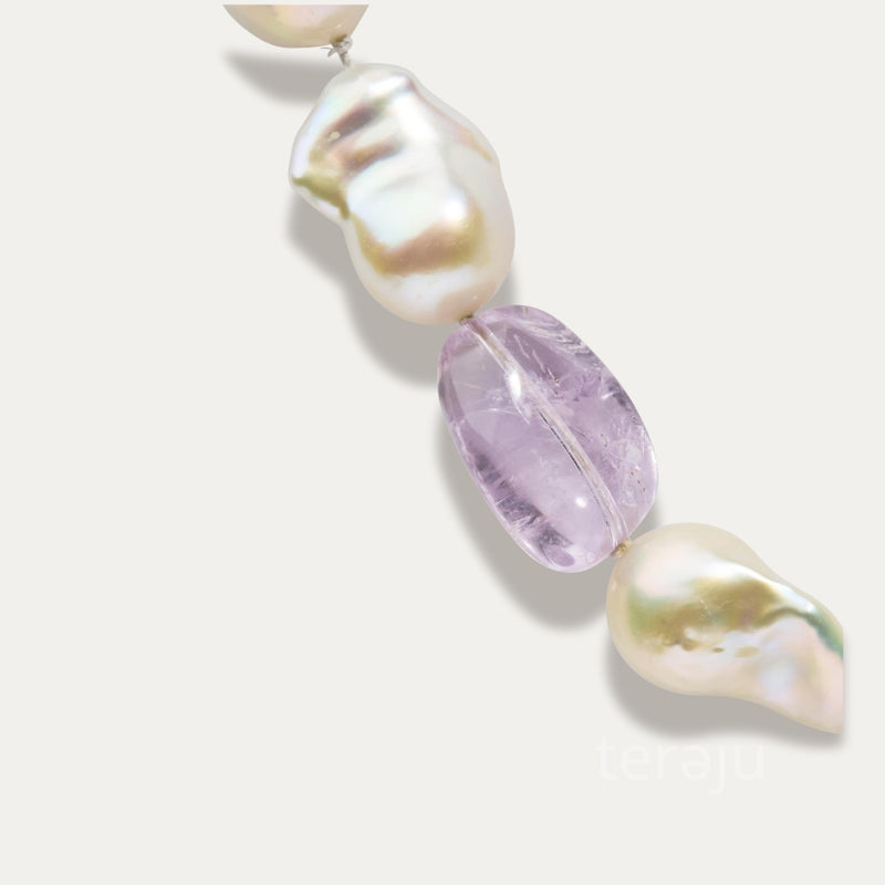 Marcelline Baroque Pearl Strand Necklace