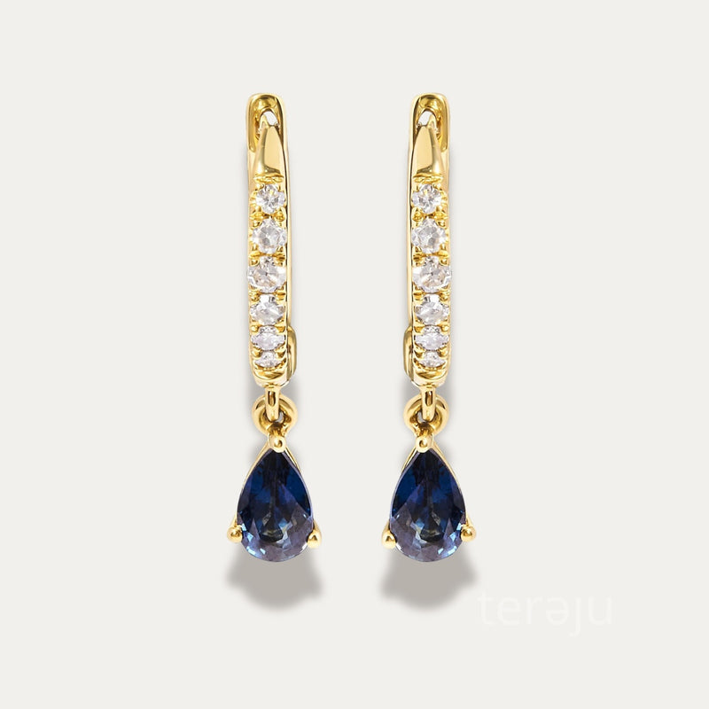 Pearline Drop and Dangle Hoop Earrings